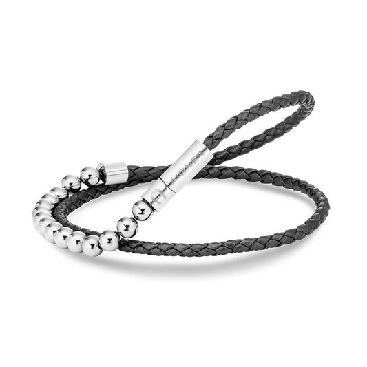 AIGNER GENTS FASHION LEATHER BRACELET
