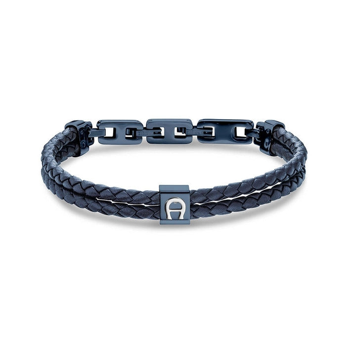 AIGNER GENTS FASHION LEATHER BRACELET