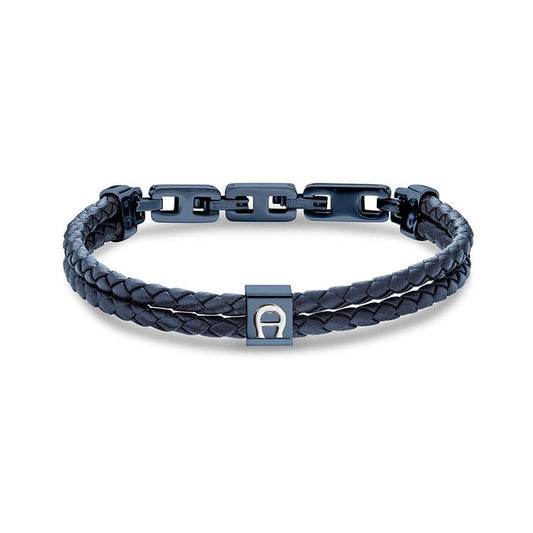 AIGNER GENTS FASHION LEATHER BRACELET