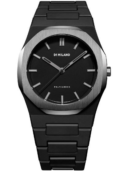 SPACE GREY POLYCARBON GENTS WATCH SIZE 40.5MM