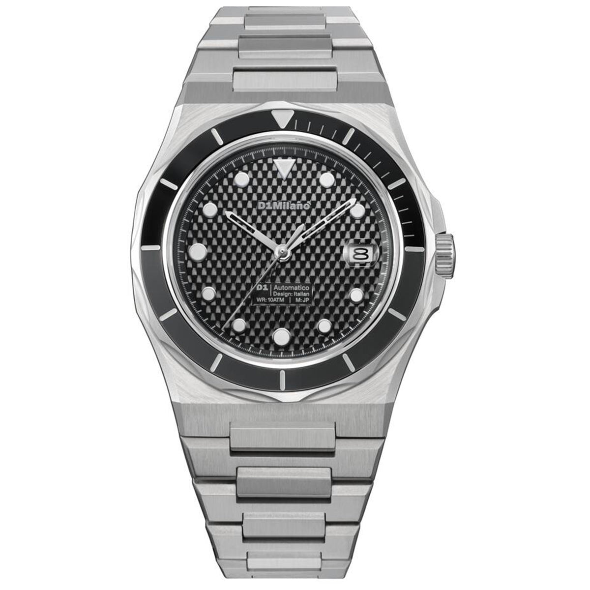 Dual Black Automatico Gents Watch Size 40mm
