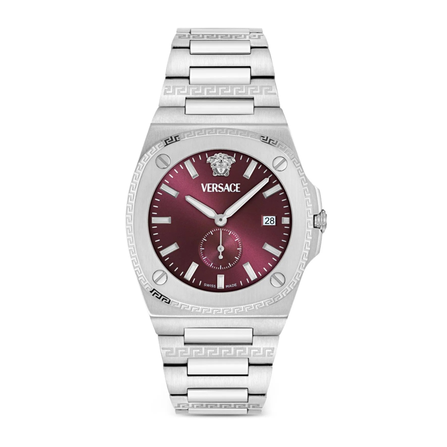VERSACE ANTARES GREEK KEY GENT WATCH SIZE 40MM