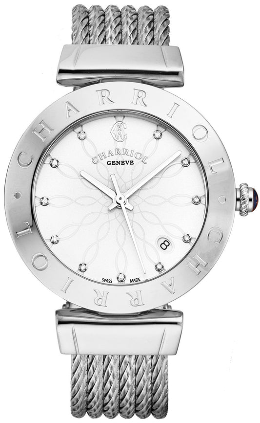Alexandre C Ladies Diamond Watch Size 34mm