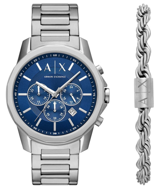 A/X GENTS WATCH-BRAC SET SIZE 44MM