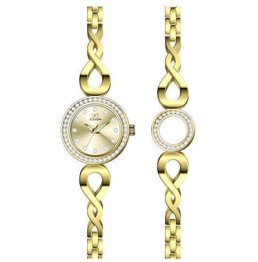ROUELLE LADIES WATCH+BRAC SET SIZE 27MM