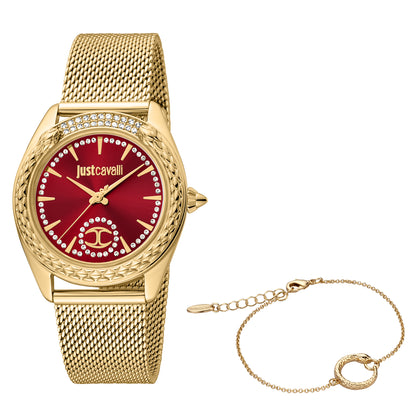 Animalier Ladies Watch+Bracelet Set Size 34mm
