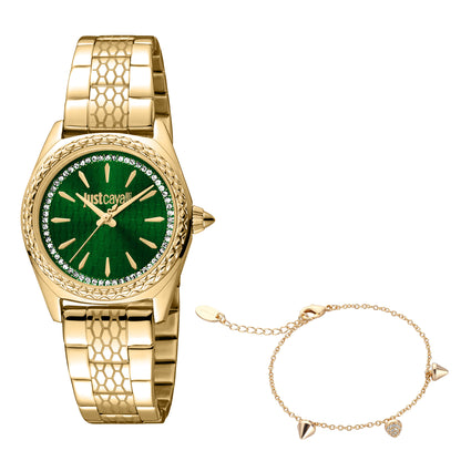 Fashion Glam Ladies Watch+Bracelet Set Size 30mm