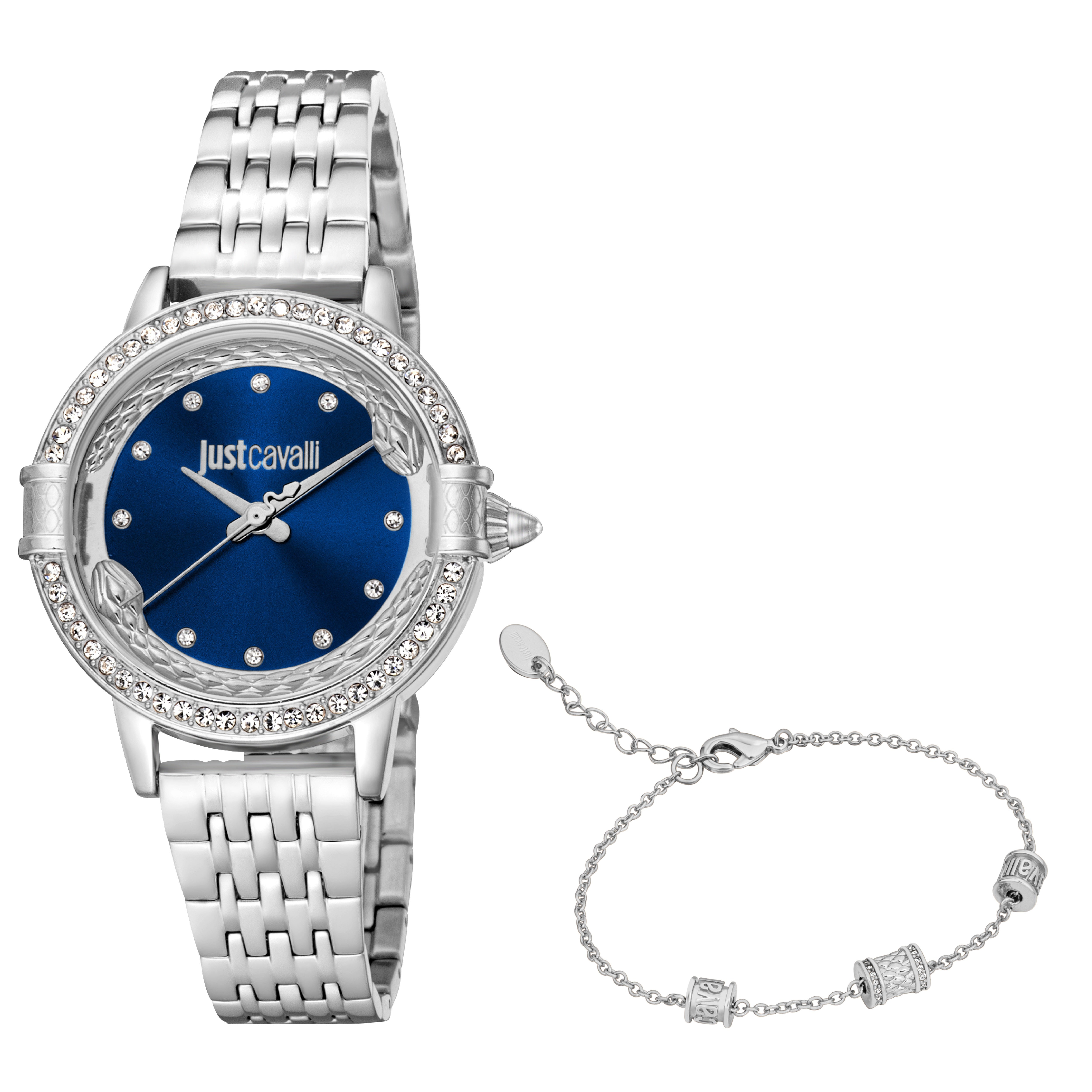 GLAM SNAKE Ladies Watch+Bracelet Set Size 32mm