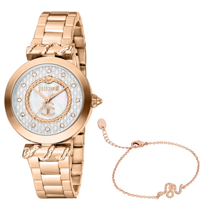 Donna luce Ladies Watch+Bracelet Set Size 32mm