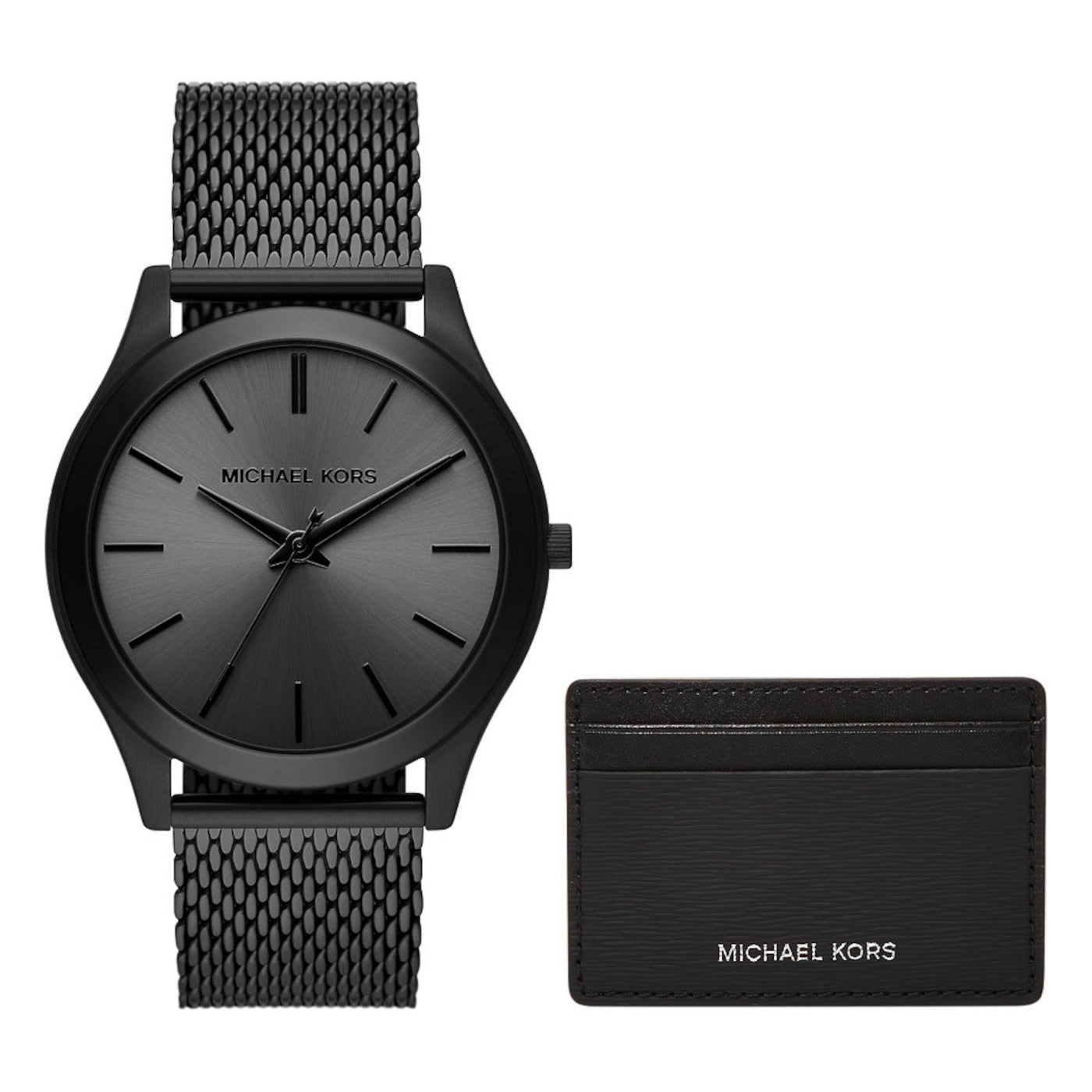 RUNWAY MENs Watch+CARD HOLDER Set 44mm
