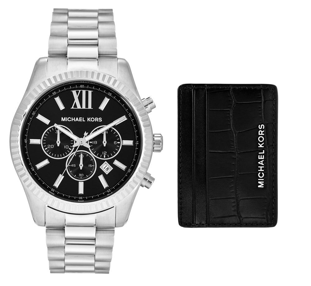 Lexington Gents Watch+Card Holder set Size 44mm