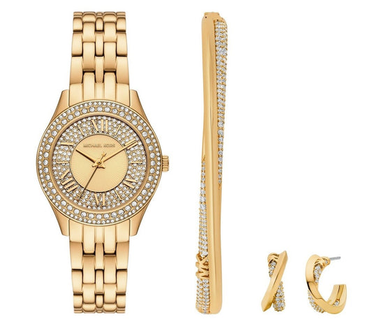 Harlowe Ladies Watch+Earring+Bangle set Size 33mm