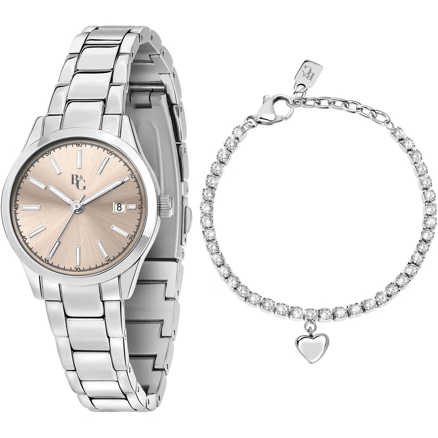 Luxury Ladies Watch+Bracelet Set Size 28mm