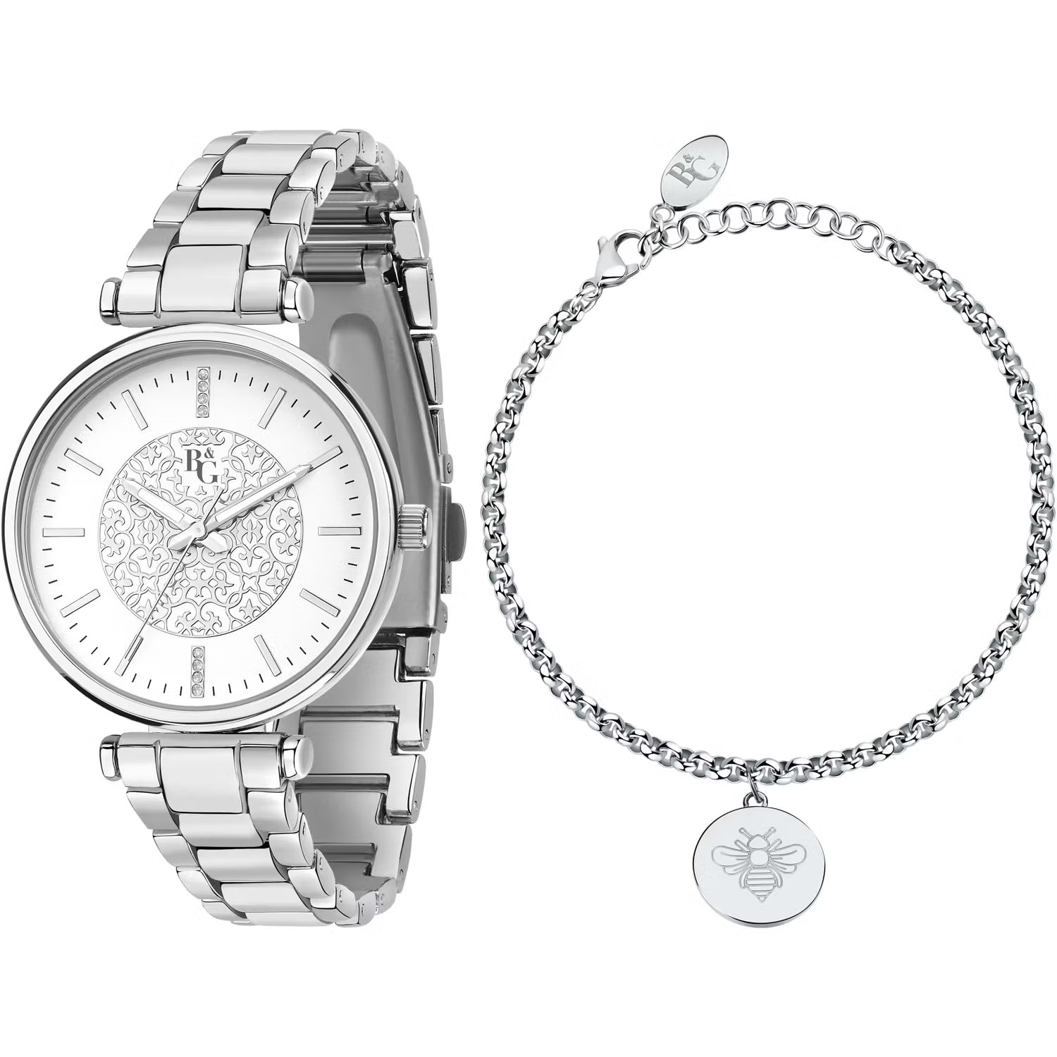 Belle Ladies Watch+Bracelet Set Size 35mm