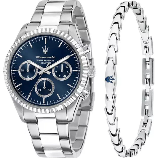 COMPETEZIONE GENTS WATCH SET SIZE 43MM