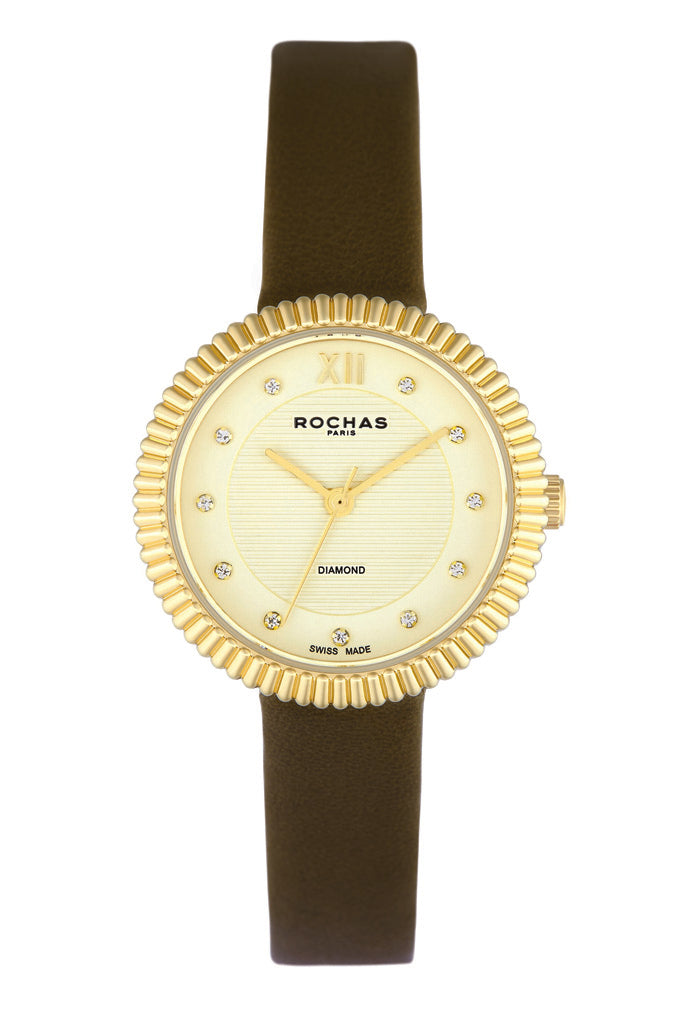 Analouge Ladies Diamond Watch 30mm