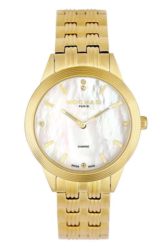 Analouge Ladies Diamond Watch 34mm