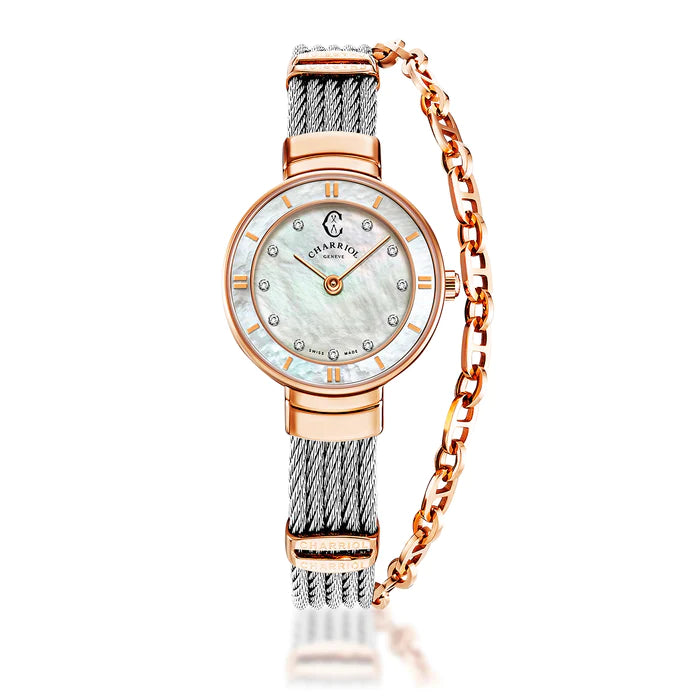 St. Tropez Icon Ladies Diamond Watch Size 25mm