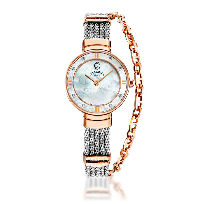 St. Tropez Icon Ladies Diamond Watch Size 25mm
