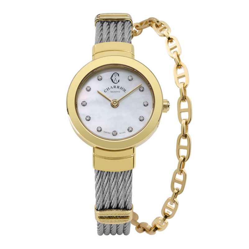 St. Tropez Ladies Diamond Watch Size 25mm