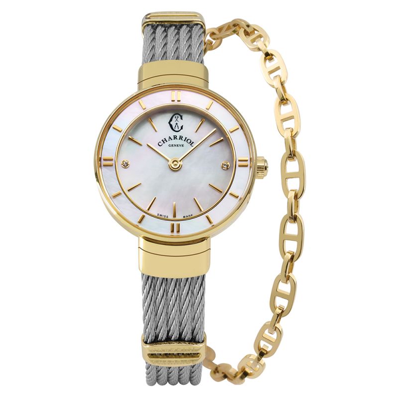 St. Tropez Ladies Diamond Watch Size 25mm