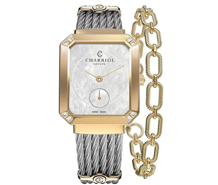 St. Tropez Mansarat Ladies Diamond Watch Size 30mm